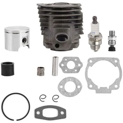 Kit cilindro-pistone da 46 mm con guarnizione per motori Husqvarna 50, 51, 55 Rancher Nikasil.