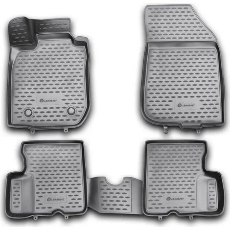 KIT TAPPETINI 3D COMPATIBILE CON RENAULT Duster 2WD, 2011-2015, 4 pcs. KIT TAPPETINI 3D COMPATIBILE CON RENAULT Duster 2WD, 2011-2015, 4 pcs.TAPPETINO IN GOMMA TPEBORDO ALTO 3D ANTISCIVOLO IMPERME