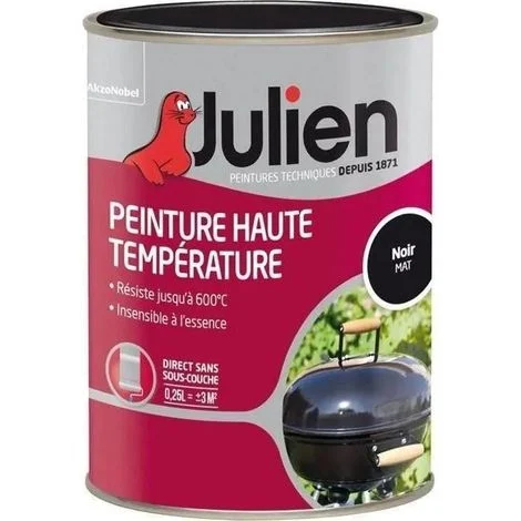 Julien Vernice Alta Temperatura Nero Opaco 250 ml