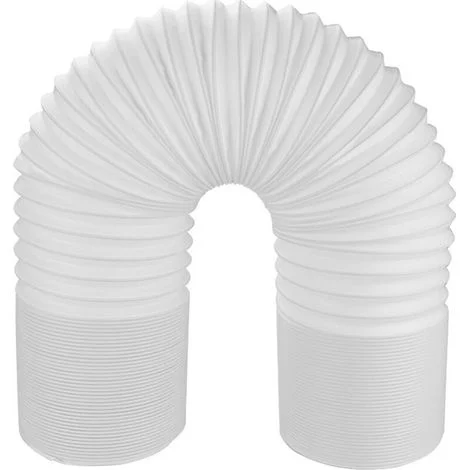 Tubo flessibile di scarico per condizionatore d'aria Eosnow, filo di acciaio PP, pieghevole, estensibile, filettatura antioraria, CCW, lungo 3 metri, diametro 130 mm