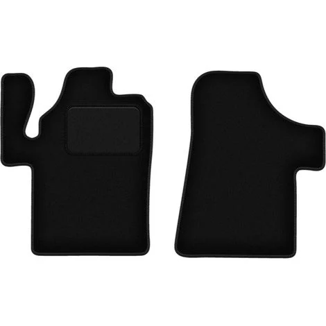 Tappetini anteriori neri per: Mercedes Viano W639 furgone per consegne (2003-2014)