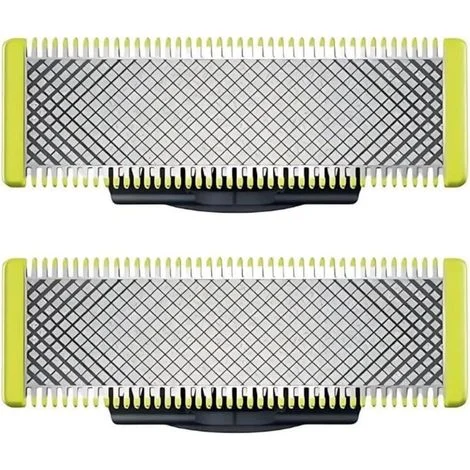Confezione da 2 lame di ricambio compatibili con tutti i rasoi elettrici a una lama. Accessori per rifinitori di precisione - confezione da 2.