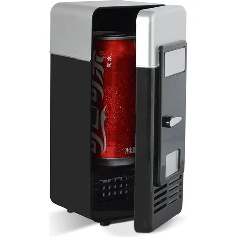 Mini frigorifero USB, refrigeratore/scaldabevande, mini frigo per bambini, mini frigorifero per auto, frigorifero da campeggio