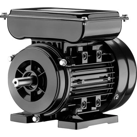 Wiltec Motore elettrico asincrono monofase, 1400 giri/min, 230 volt, 0,75 kw, 1 CV, IP44, classe F