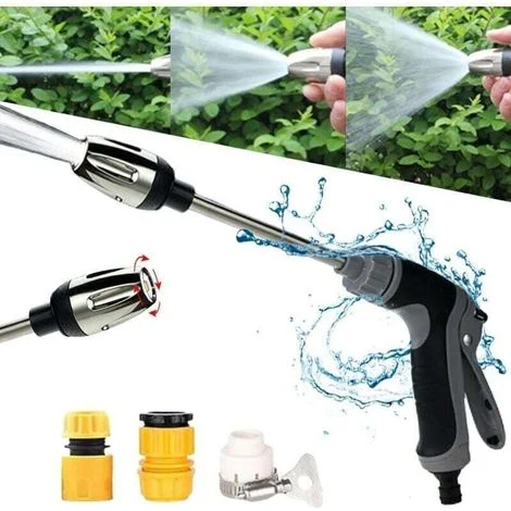 Potente getto sul tubo flessibile Potente getto ad alta pressione Idropulitrice per ogni tubo da giardino Turbo idropulitrice versione aggiornata Potente idropulitrice a onda d'urto per tubo da giardi