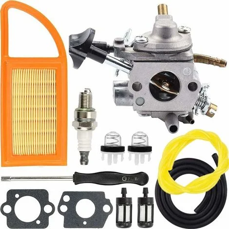 Kit di ricambio per carburatore Ulisem per soffiatori a zaino Stihl BR500, BR550, BR600, in sostituzione dei codici ricambio 4282-120-0606, 4282-120-0607, 4282-120-0608, C1Q-S183.