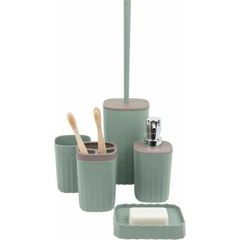 Set di accessori da bagno Soft Line da 5 pezzi
