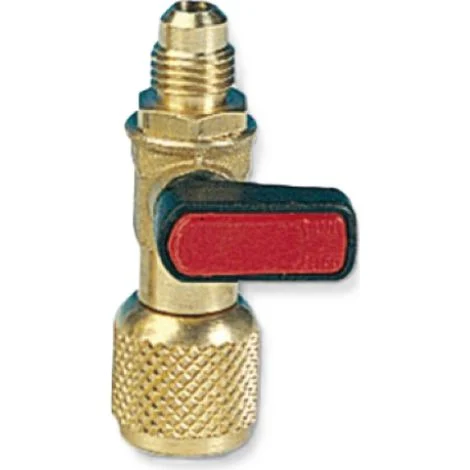 Rubinetto con depressore con attacco 5 16 femmina girevole e 3 8 sae maschio wigam 121rg5 6 05001041001