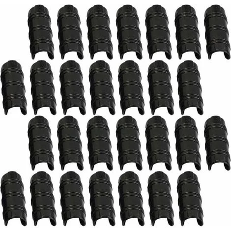 30 clip per serre - 32 mm - Per fissare coperture, pellicole e piante nelle serre da giardino