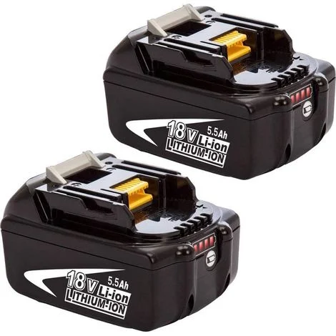 Batterie,2PACK ,Compatibile con lo strumento a batteria Makita, 18V 8.0Ah LXT Li-Ion BL1830 BL1850 BL1860 BL1840 Batteria LED senza fili