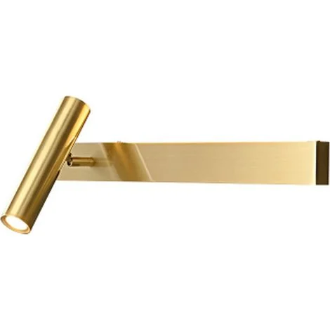 Barra - Elegante lampada da parete moderna dorata 30 cm - Sinistra