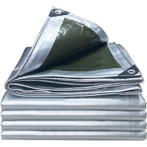 Telo impermeabile 10x20 piedi, Telo resistente con bordi rinforzati, Telo in poliestere resistente allo strappo al 100% UV per campeggio,