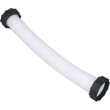 Tubo di ricambio per pompa per piscina da 3,8 cm di diametro, tubo di ricambio per piscine fuori terra, bianco,