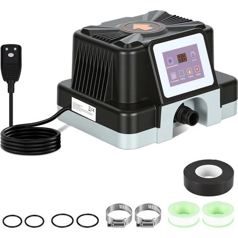 Randaco Riscaldatore elettrico per piscina da 3 kW per tubi da piscina da 32-38 mm