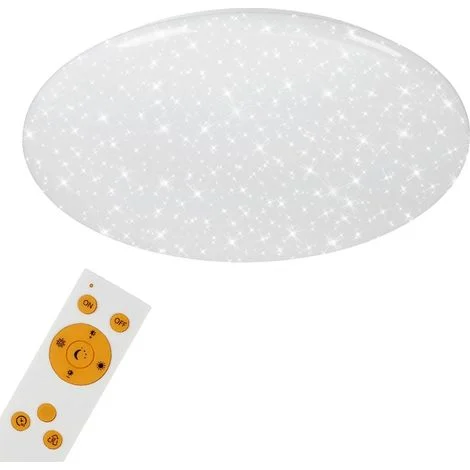 Lampada da soffitto a LED dimmerabile con telecomando decorazione stellata CCT 50W metallo Briloner