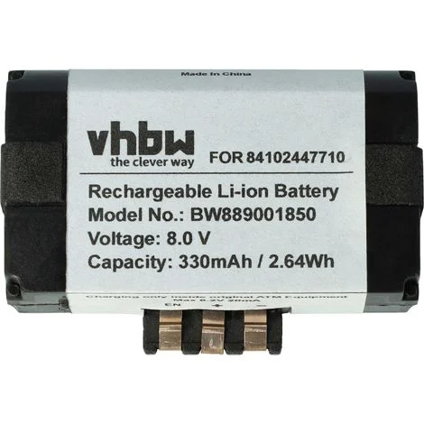vhbw 1x batteria sostituisce BMW 84102447710, 2 447 710 - 01, 9 361 678 - 03, 84109361678 per unità di controllo telematica (330mAh, 8V, NiCd)