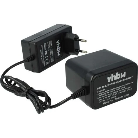 vhbw caricabatterie compatibile con Bosch PSR 12VE, PSR 14.4/N, PSR 14.4, PSR 14.4-2, PSR 120, PSR 12VES-2, PSR 12 batterie di attrezzi, 1,2V