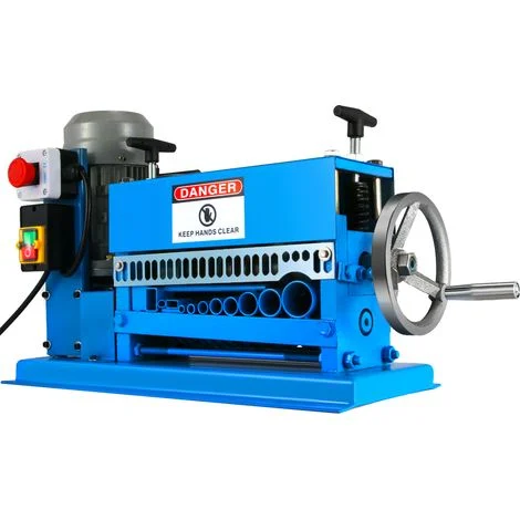 VEVOR Macchina Spellafili Elettrica, Potenza 370 W Velocita di Taglio 12 m/min Spelacavi Portatile per Il Riciclaggio del Rame in Lega di Alluminio per Rimuovere L'Isolamento in Plastica e Gomma