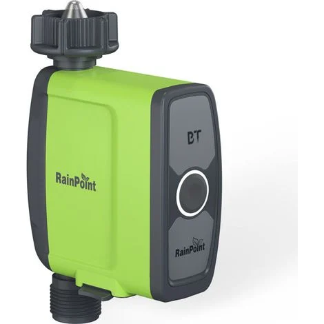 Timer di irrigazione intelligente Wi-Fi con raccordi in ottone, 6 programmi programmabili, controllo remoto tramite app e vocale, funzione integrata di rilevamento meteorologico
