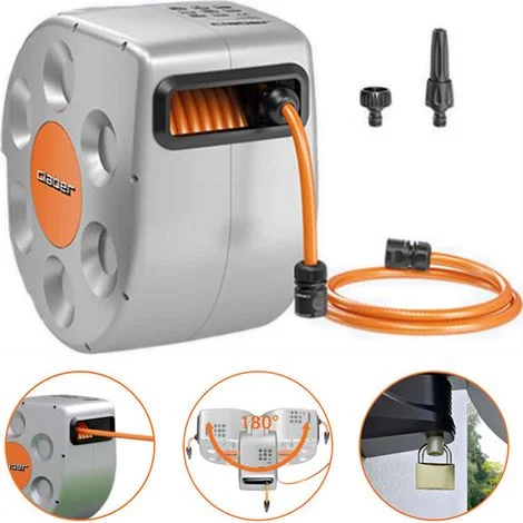 Avvolgitubo automatico rotoroll evolution claber metri 20 completo di accessori