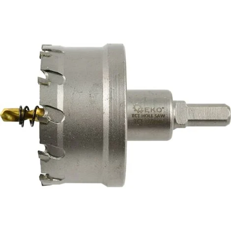 Sega a tazza GEKO 60 mm TCT per metallo con punta in titanio