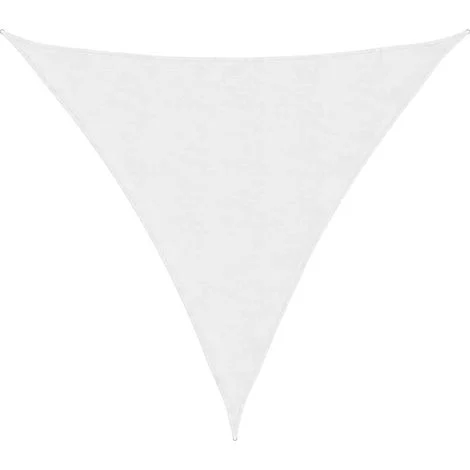 Maison Exclusive - Parasole a Vela in Tessuto Oxford Triangolare 6x6x6 m Bianco