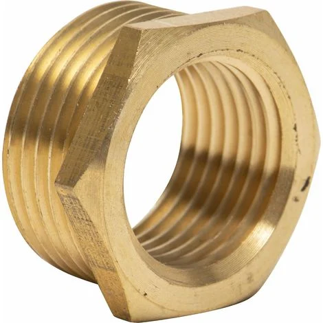 Raccordo riduttore in ottone maschio - femmina 3/4" x 1/2"