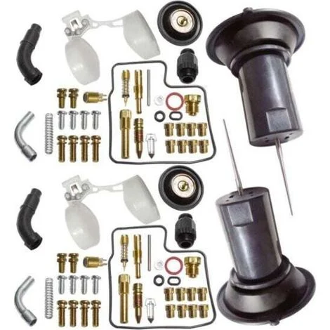 Kit di riparazione galleggiante e membrana per carburatori, compatibile con Honda Shadow VT1100