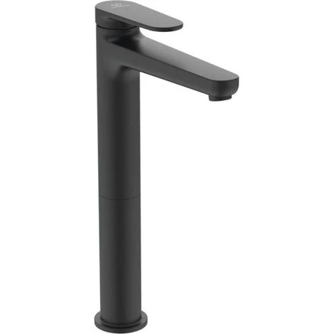 Ideal Standard Cerafine Nuovo - Miscelatore per lavabo, con sistema di scarico ClickClack, BlueStart, nero seta BD966XG
