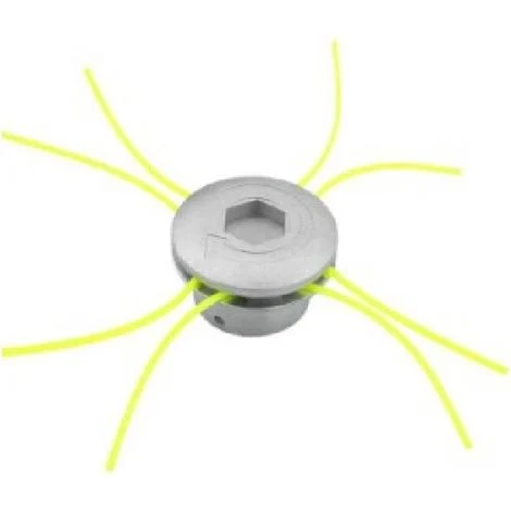 Testina decespugliatore in alluminio a croce per tosaerba a 4 tempi - Accessori per la manutenzione - Testina in alluminio spazzolato