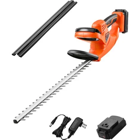 VEVOR Tagliasiepi Elettrico 955 x 150 x 170 mm Tagliasiepi a Batteria per Rami Bassi, 1200 Giri/min Batteria da 20 V 2 A con Lama a Doppia Azione da 510 mm e Design Sicuro, per Cura del Prato