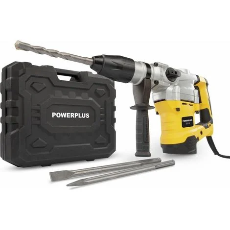 MARTELLO DEMOLITORE 1600W 3 FUNZIONI IN VALIGETTA SDS MAX POWERPLUS CON 3 PUNTE