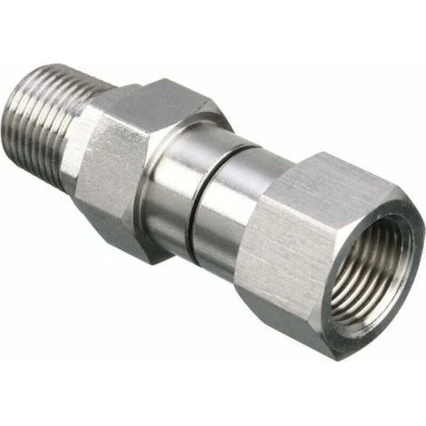 Idropulitrice girevole ad alta pressione con raccordo in acciaio inox con filettatura maschio da 3/8 NPT, 4500 PSI