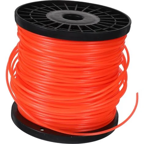 rotolo di filo di nylon rotondo per decespugliatore, accessorio da giardinaggio per tosaerba e decespugliatori, facile da sostituire e compatibile con molte marche, taglio preciso e