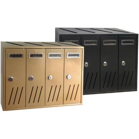 CASSETTA POSTALE 4 posti - antracite - 42,5x17,5x H. 30