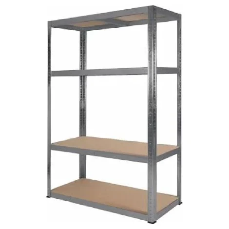 SCAFFALE GARAGE 4 PIANI IN MDF STRUTTURA IN METALLO 70X30X150H CM
