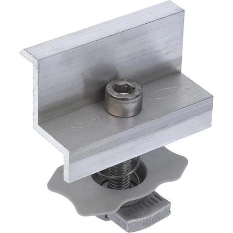Morsetto Finale in Alluminio per Fotovoltaico con Cornice Fischer PM F30