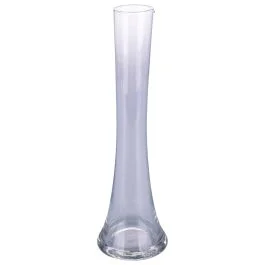 Vaso d'arredo monofiore in vetro soffiato h. 31 cm, Sibilla
