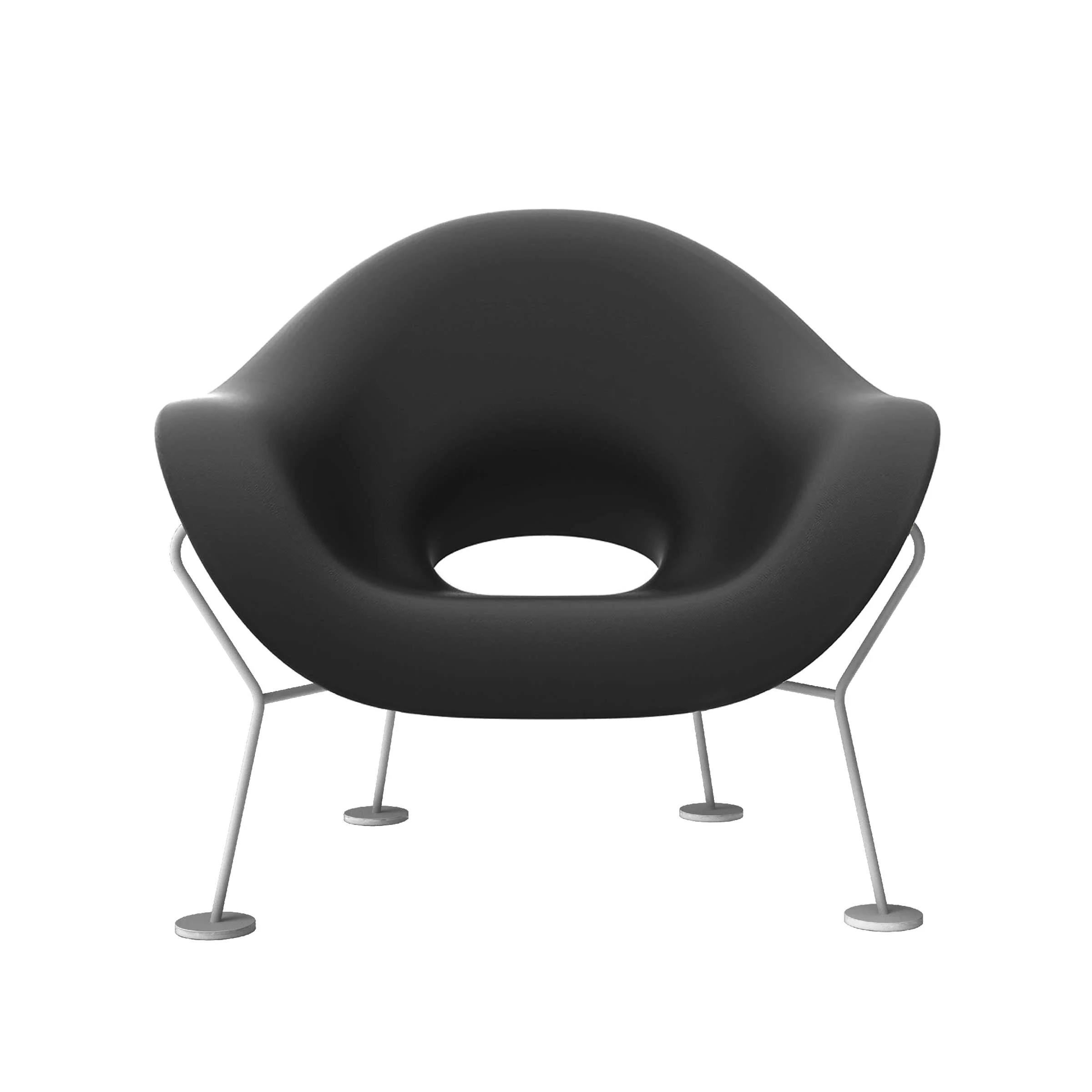 Poltrona da Esterno PUPA POWDER COAT di Andrea Branzi per Qeeboo