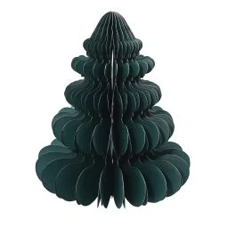 Albero di Natale decorativo 3D in carta con chiusura in velcro h. 25 cm, Xmas Origami
