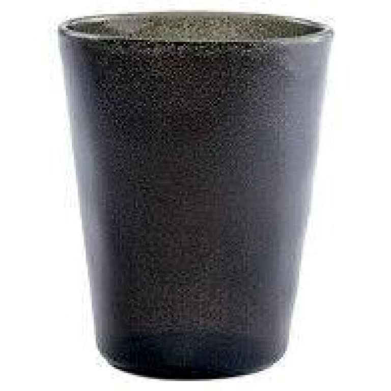 Zani Serafino Bicchiere Acqua Memento Glass Black Transparent 30cl