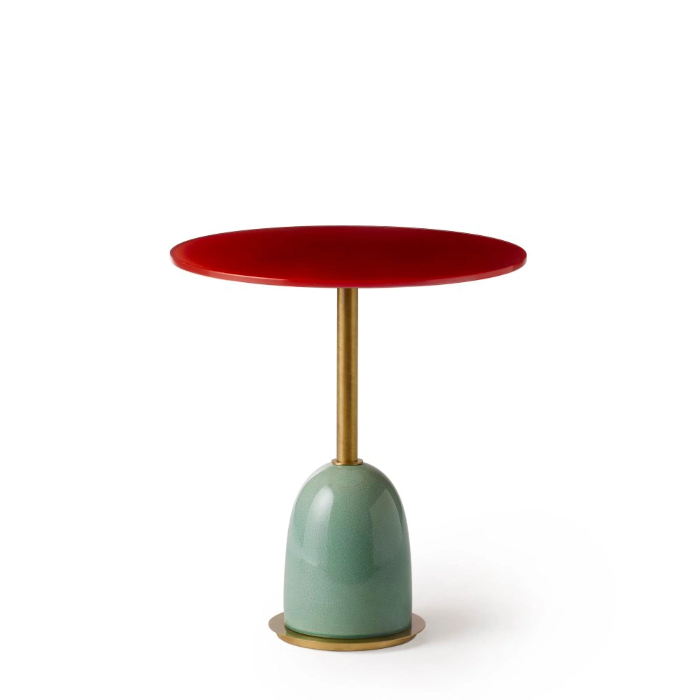 Tavolino PINS - Celadon e Rosso di La Récréation per Marioni