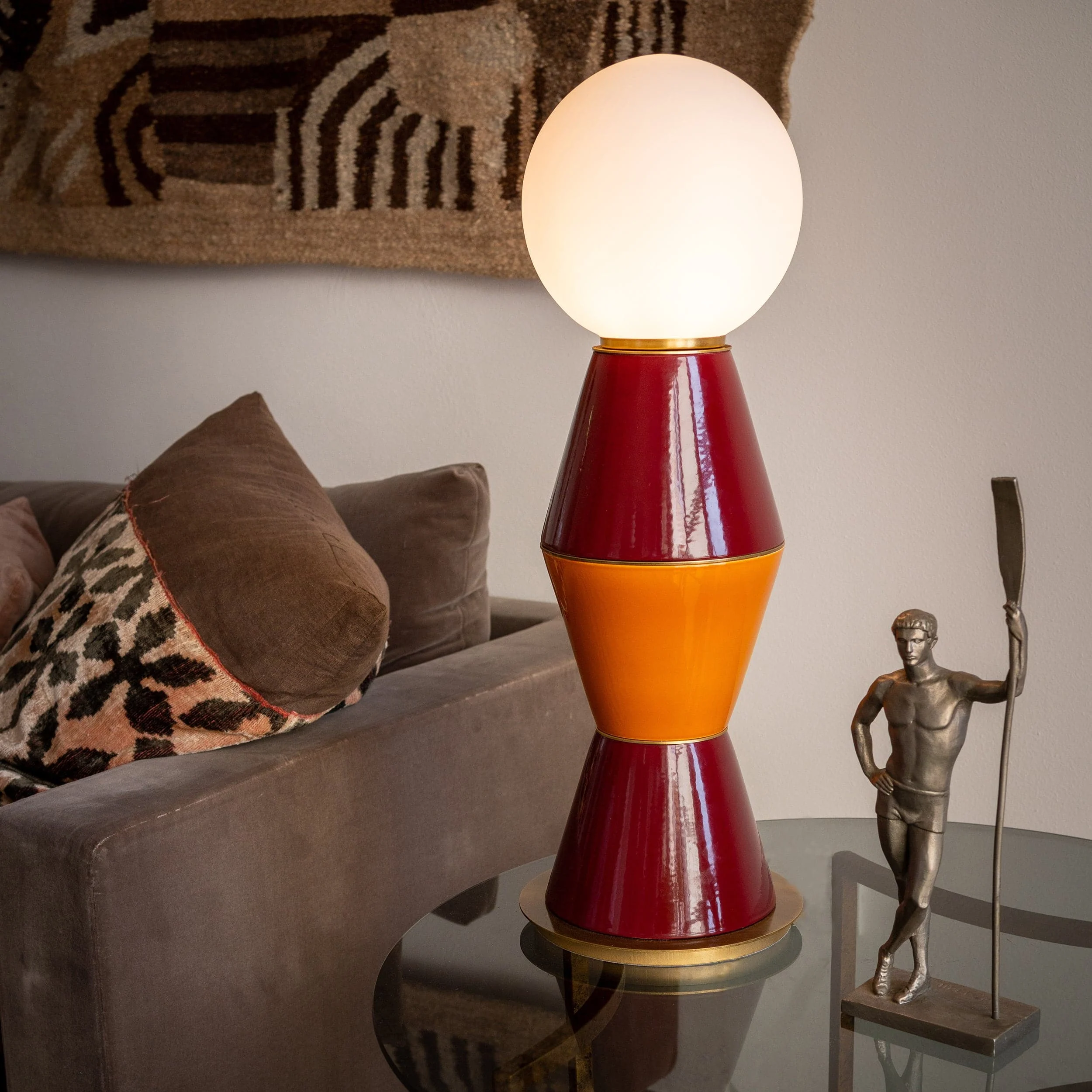 Lampada da Tavolo PALM Media di La Récréation per Marioni