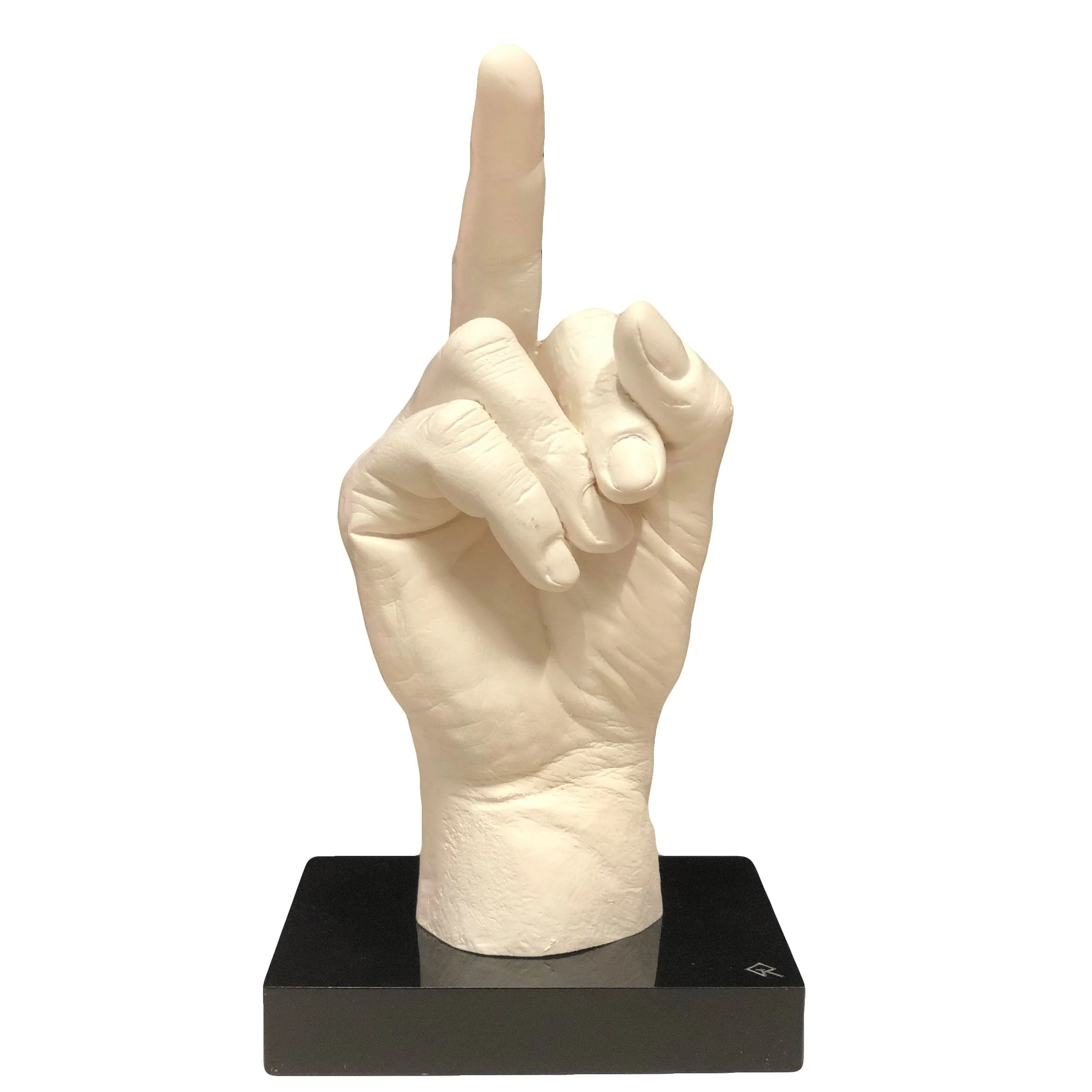 Scultura in Resina MANO D'OPERA DITO MEDIO di Gennaro Regina
