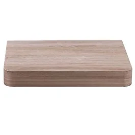 Mensola da muro in legno mdf 30x23x3,8 cm, fissaggio invisibile, Sibilla
