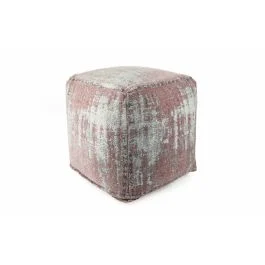 Pouff effetto ciniglia 45x45x45 cm