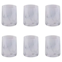 Set 6 bicchieri acqua 350 ml, Thalia White