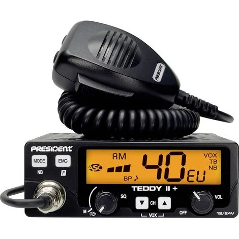 President TEDDY II + TXPR376 Radio ricetrasmittente CB