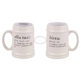 Boccale birra avorio 500 ml, Victionary