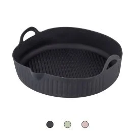 Cestello tondo per friggitrice ad aria in silicone, 21x5 cm, SìChef